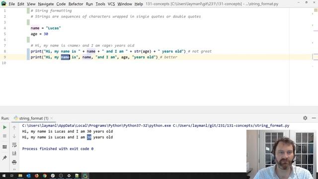 Quick Review - f-Strings in Python смотреть онлайн
