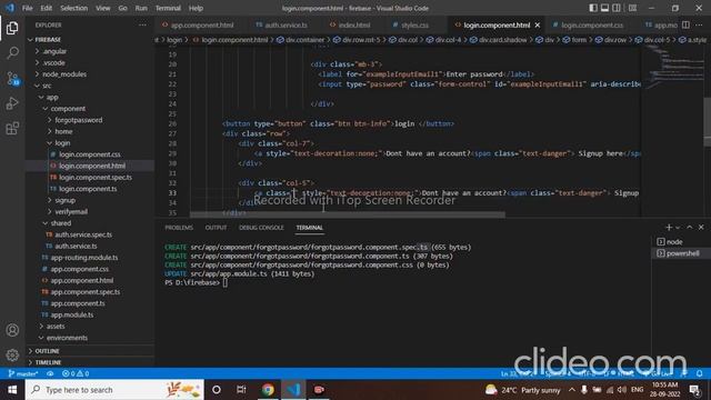 Angular firebase authentication & forgot password verification смотреть онлайн
