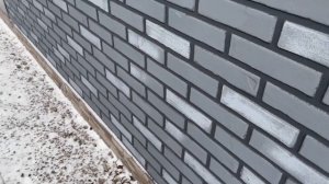Фасад трафаретом кирпичная кладка, спустя 3 сезона! / DIY facade