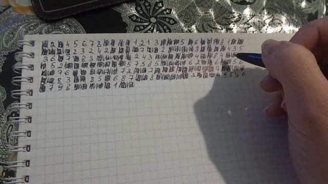 Гадание по тетради в клеточку смотреть онлайн