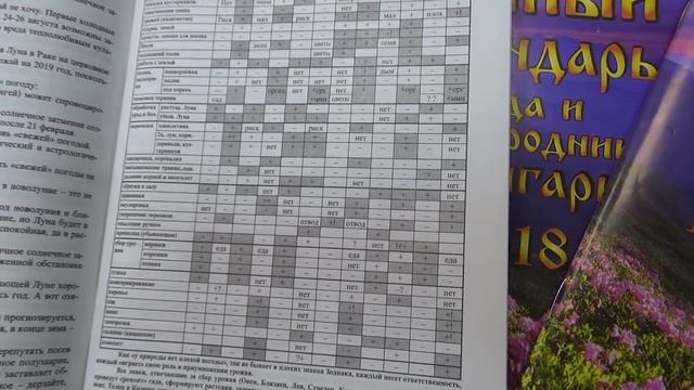Вышел в свет посевной календарь на 2018год для Приангарья. смотреть онлайн