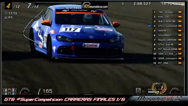 GT6 #Supercompeticion Silverstone GP Volkswagen Scirocco Carrera FINAL 1/6 смотреть онлайн