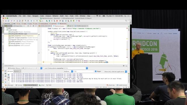 Building an Android app with Google's Firebase смотреть онлайн