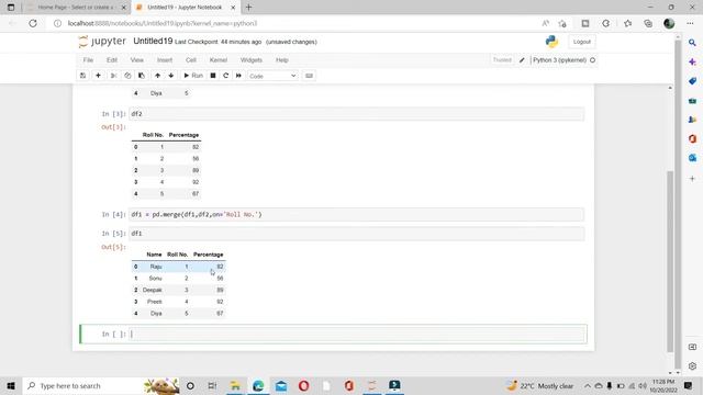 How To Join Two Dataframes In Python | Joining In Pandas | Merge Dataframes смотреть онлайн