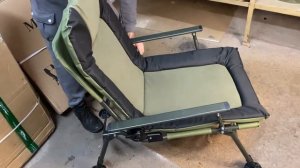 Кресло карповое складное Mifine с подлокотниками 55066