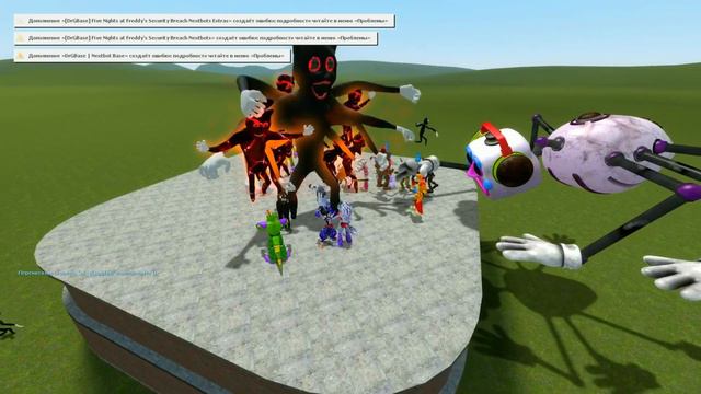 All Animatronics Fnaf Security Breach! vs Cartoon Cat Army - Garrys Mod смотреть онлайн