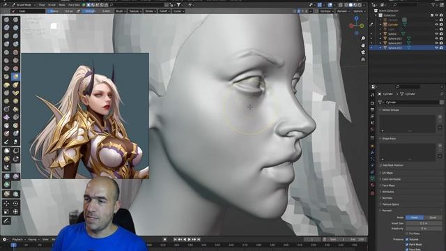 The process of making a course and shaving the beard on stream! смотреть онлайн