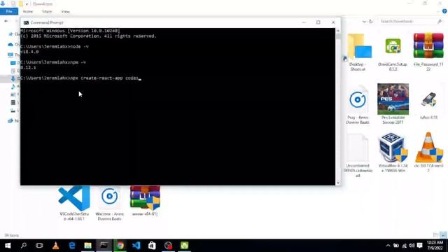 React #1 : Installing React v18 on Windows PC смотреть онлайн