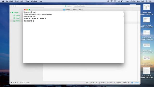 Como criar header em C - Arquivo de Cabeçalho смотреть онлайн
