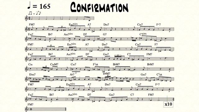 Confirmation Melody With Metronome BPM 165 смотреть онлайн