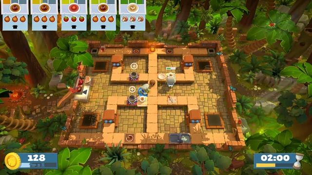 Overcooked - The Lost Morsel : Chapter 1-5 (Single Player) смотреть онлайн