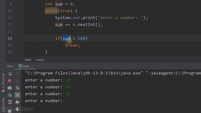 Loops in Java (Exercise 2) смотреть онлайн