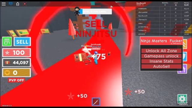 Ninja Master [Hack Script ] Unlock All Game Pass,Areas,Auto Sell,Insane Stats смотреть онлайн