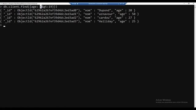ELOA FORMATION | MongoDB | Les operateurs gt,gte,lt,te ? | Rejoignez ELOA FORMATION ! ;) смотреть онлайн