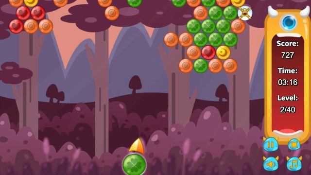 Pop Colorful Bubbles in Bubble Monster! смотреть онлайн