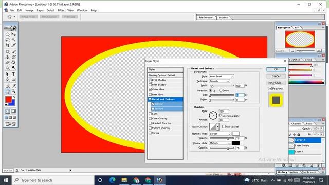 How to make circle Frame On Adobe Photoshop | Usama Gold Official | 2021 смотреть онлайн