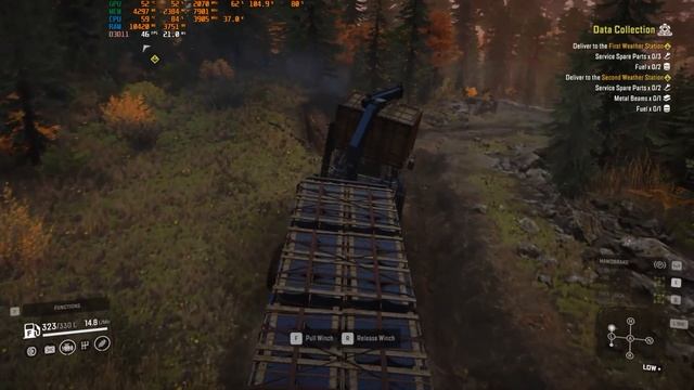 SNOWRUNNER - DATA COLLECTION - THE ALBANY RIVER & BURNED FOREST смотреть онлайн