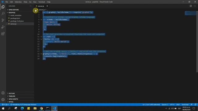 118 Running an Express GraphQL Server смотреть онлайн