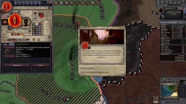 Crusader Kings 2 - The Middle Earth Project mod - Mordor #2 смотреть онлайн