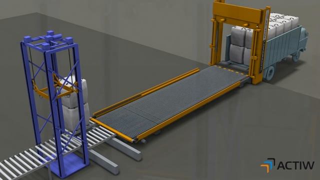 Automatic Trailer And Container Loading Solution For Big Bags By Actiw LoadMatic