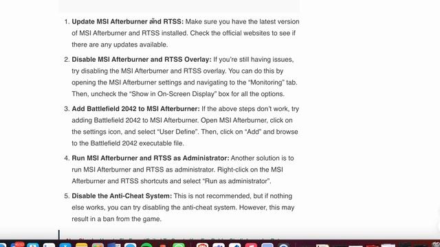 How To Fix Battlefield 2042 MSI Afterburner Not Working смотреть онлайн