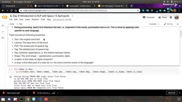 Introduction to Natural Language Processing using Spacy (For Beginners) смотреть онлайн