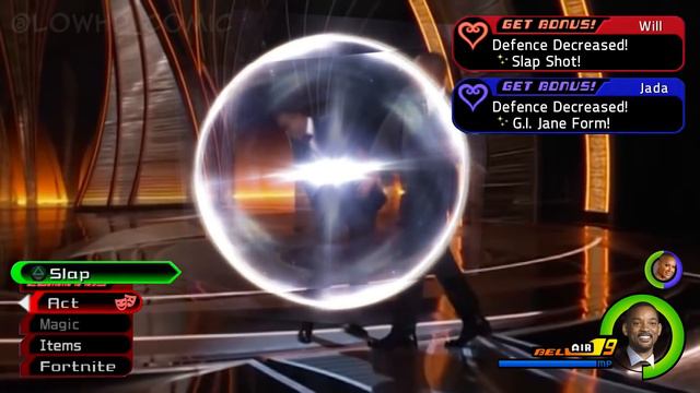 Will Smith slaps Chris Rock Kingdom Hearts II Style смотреть онлайн