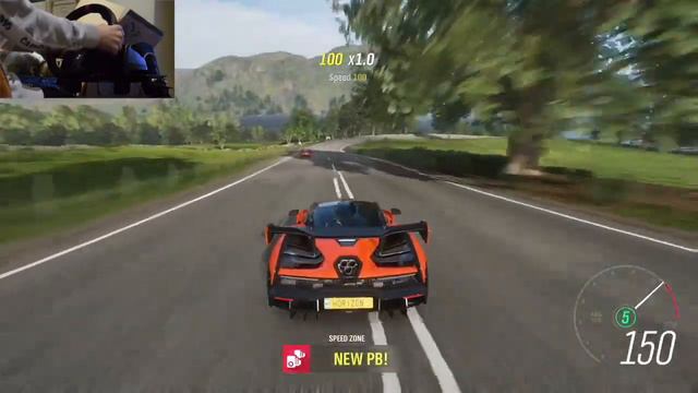 McLaren Senna || Logitech G920 || Forza Horizon 4 Gameplay смотреть онлайн
