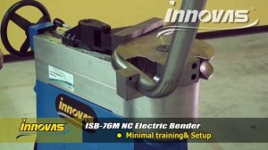 Компактный электромеханический бездорновый трубогибочный станок (трубогиб) Innovas ISB 76M