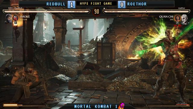 MK1 RedBull (SMOKE) VS Roethor (QUAN CHI)🥊Mortal Kombat 1🥊4K 60ᶠᵖˢ смотреть онлайн