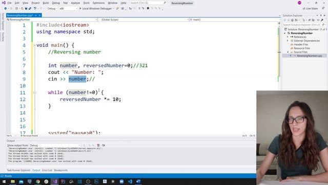 C++ FOR BEGINNERS (2020) What is while loop, How to reverse digits of a number PROGRAMMING TUTORIAL смотреть онлайн