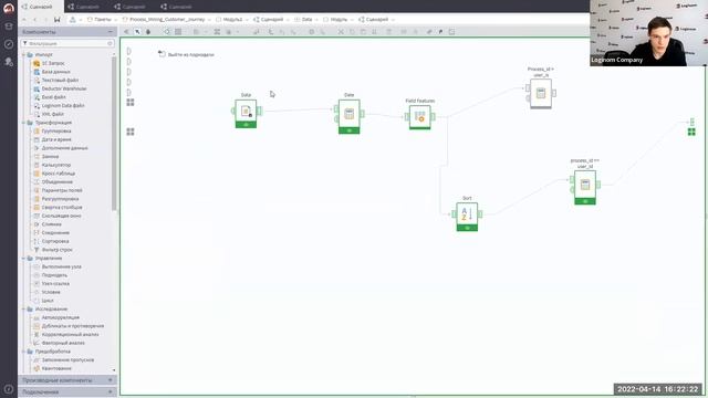 Loginom Process Mining — интеллектуальный анализ процессов смотреть онлайн