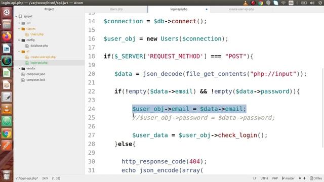 Learn PHP Rest API Development with JWT Token for Beginners #17 Implementing Login API Method смотреть онлайн