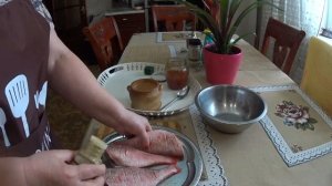 МОРСКОЙ ОКУНЬ В ДУХОВКЕ ,в овощном маринаде, быстро и вкусно.