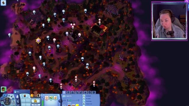 Sims 3: Halloween Hideaway (No CC) - Обзор городка. смотреть онлайн