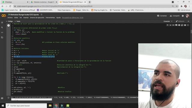 Método de Euler en Python | Google colab смотреть онлайн