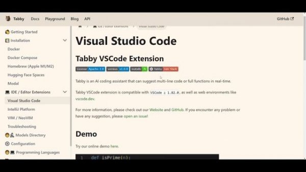 Tabby: FREE Self-hosted POWERFUL AI coding Assistant! Create Software, Code Completion, and more!