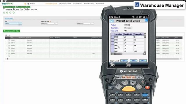 Warehouse Manager for Sage X3 - Stock Enquiries смотреть онлайн