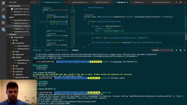 JSONAPI, .Net Core, EmberJS - Part 3 (Server Authentication and Authorization) смотреть онлайн