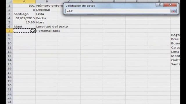 Validación de datos personalizada - Excel смотреть онлайн