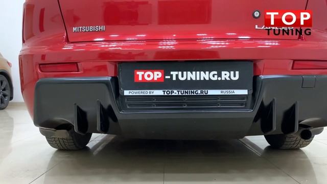 Mitsubishi Lancer X Тюнинг диффузор EVO смотреть онлайн