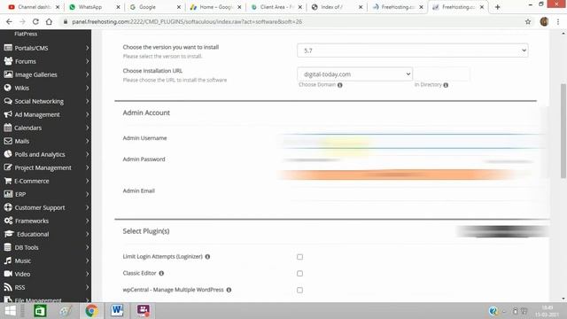 How To Install WordPress In FreeHosting.com? смотреть онлайн