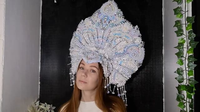 Кокошник снегурочки #ЛисьяМастерская смотреть онлайн