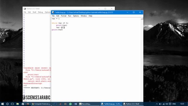 دورة البرمجة بلغة Python الدرس 7 : While Loop смотреть онлайн