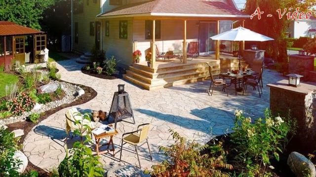 ?Как украсить садовый участок Идеи для вдохновения / Examples of landscaped gardens / A - Video смотреть онлайн