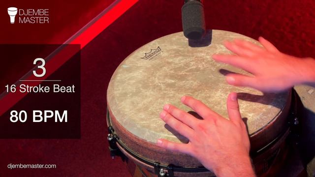 Practising Together: 16 STROKE BEAT from 3 Most Important Beats with Djembe смотреть онлайн