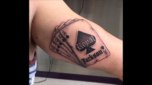 Card Tattoos - Best playing cards tattoo designs смотреть онлайн