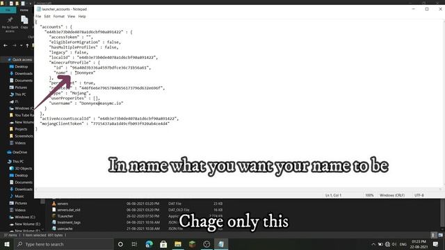 Change Your Name In Minecraft Launcher for free (Alt Account) смотреть онлайн