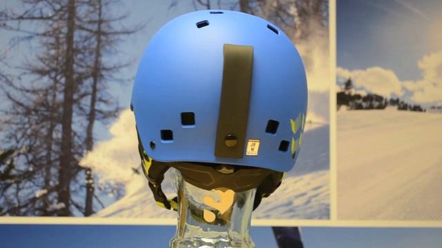 2015 Salomon Jib Jr Ski Helmet - Blue Matt 360° View - Sail And Ski