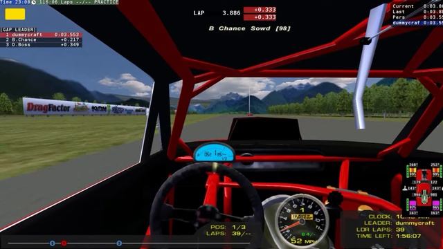Rfactor - Drag Racing - Jethros Outlaws Mod Wheelies and wrecks! смотреть онлайн